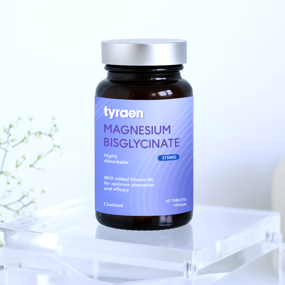 Tyraen Magnesium Bisglycinate 375mg Tablets