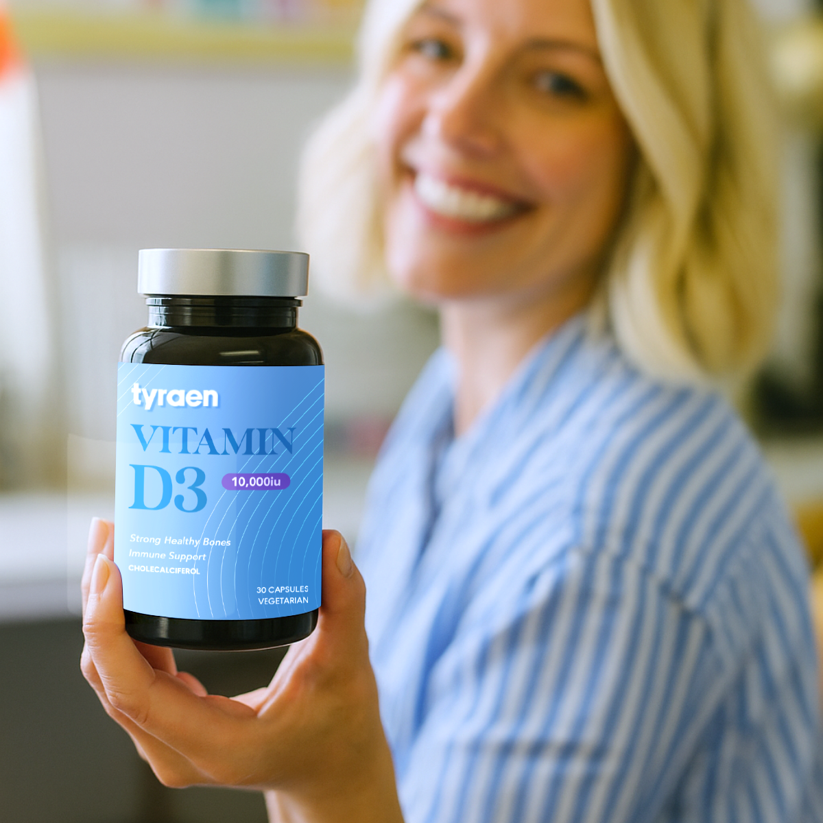 Tyraen Vitamin D3 10,000iu Vegicaps